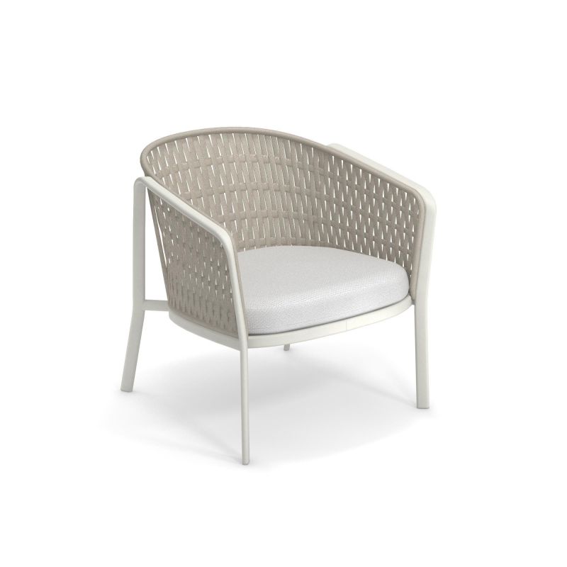 Carousel 1218 Outdoor Lounge chair Emu White / Melange Ivory